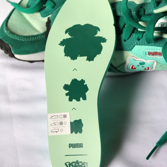 PUMA x Pokemon Rider FV Bulbasaur Sneakers Green - Picture 12 of 15